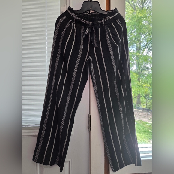Jolt Pants - Linen Paperbag Style Pants